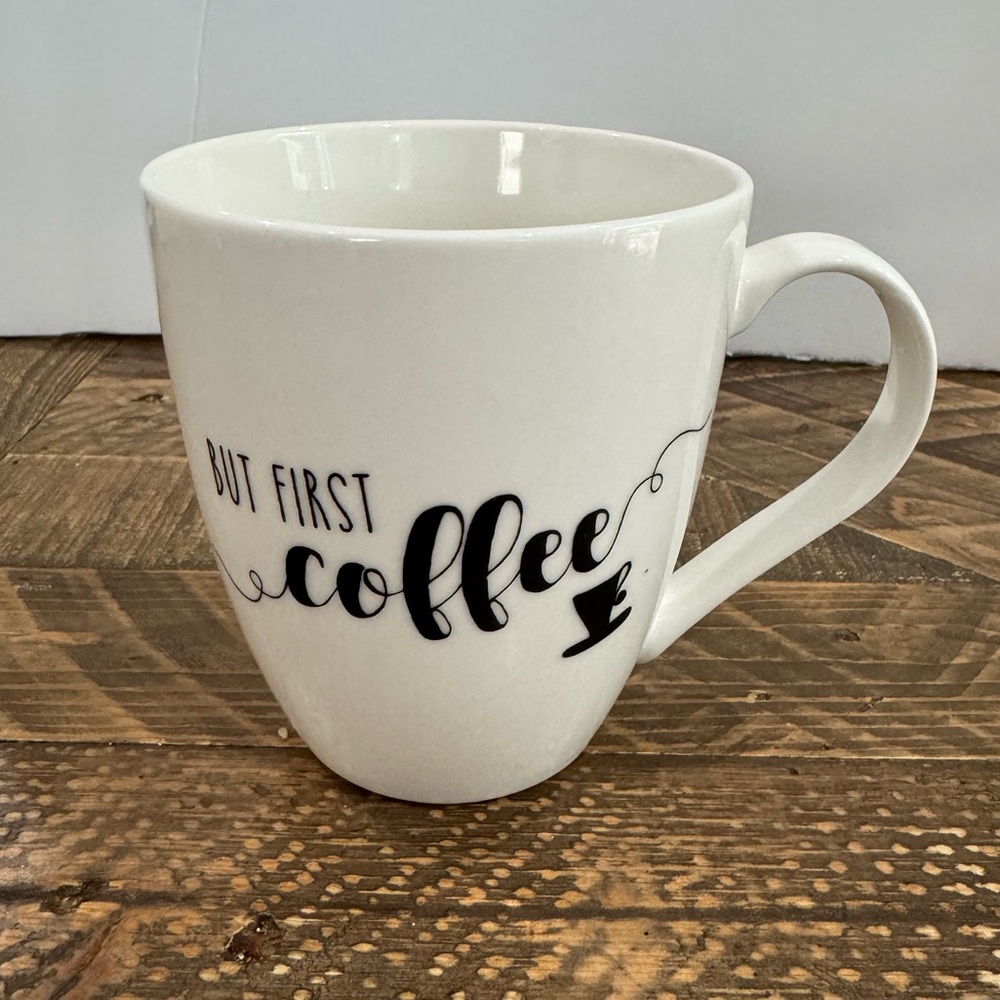 Pfaltzgraff  “But First Coffee” Coffee Mug.